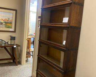 6 Section Barrister bookcase
(1 pane has a small crack)