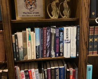 Books galore Fiction/ Non-Fiction and more.  Very nice selection. 