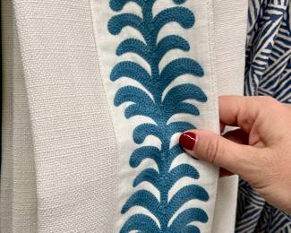 The draperies are custom and amazing!