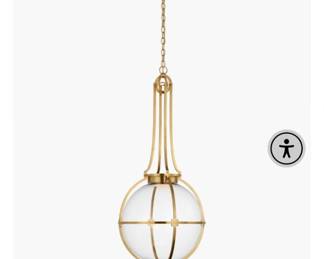 Gracie Large Captured Globe Pendant, new in box. Retails for $3,199.