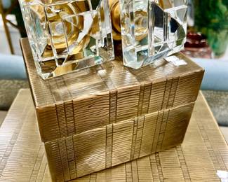 Lots of beautiful hardware, upscale. Closet pulls.