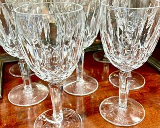 Waterford, "Kildare" pattern crystal stems.