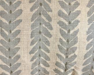 beautiful fabrics and shams.