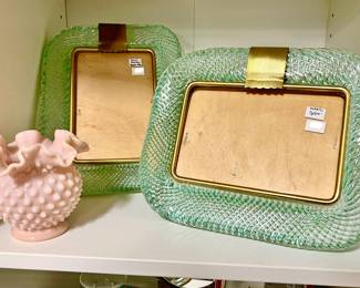 Stunning Murano frames, retailing for $1600 each. Not our price.