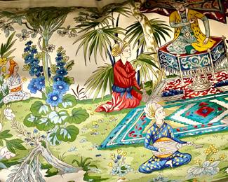 Swan Court Mughal Raj pillow. Outstanding.