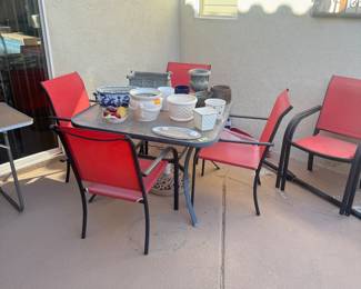 Patio Table w/6 chairs