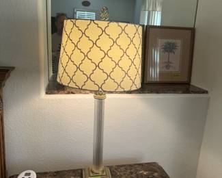 Pair of Lucite Lamps