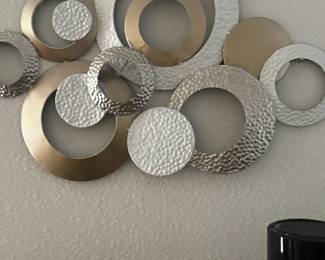 Modern metal wall art
