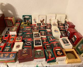 Boxed Ornaments!  Mostly Hallmark