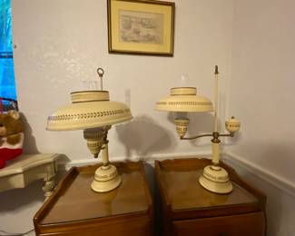 Vintage Student table lamps