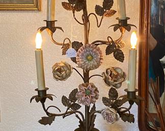 Unique Vintage candle opera electric lamp