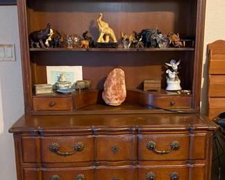 Antique dresser with shelves
