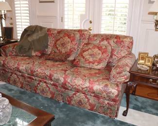 Hickory chair down sofa And heritage side tables