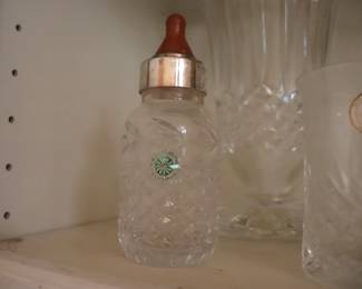 Waterford Crystal Baby Bottle
