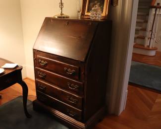 Vintage Ethan Allen Drop Down Secretary