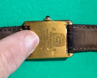 Must be Cartier ladies tank watch