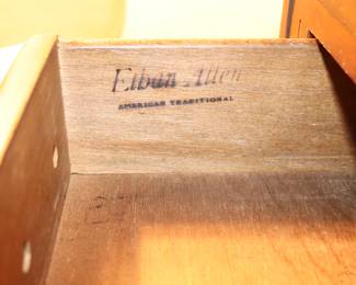 Vintage Ethan Allen Drop Down Secretary