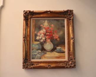 K Christie Still Life Painting