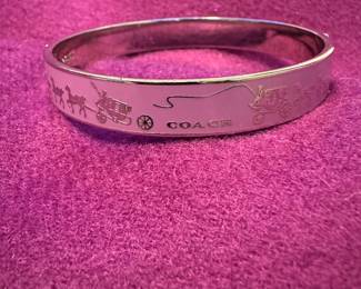 Vintage coach lavender cough bracelet