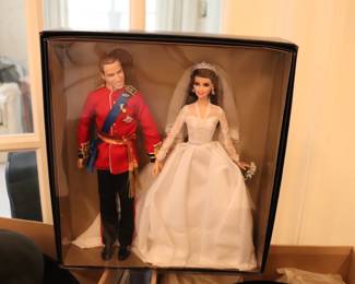 Barbie William and Catherine (Kate) Royal Wedding Set Collector Gold Label