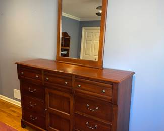 Lexington Drygoods dresser with mirror 
51 1/2 WX 18 1/2 DX 32 1/2 H