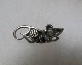 tom hard silver 925 mouse pin