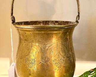 $68.  Vintage ice bucket.  9.5” H