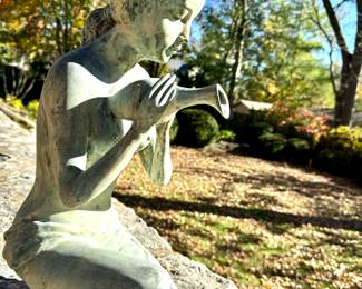 $2000. Numbered copper garden fountain/statue. #7. 