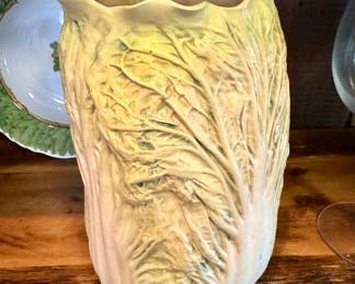 $200, Napa Cabbage vase by Patricia Garrett, 8"H