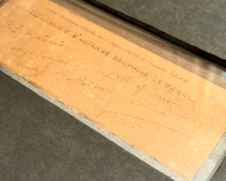 Price avail upon request:  Marie Antoinette Wax Portrait. 