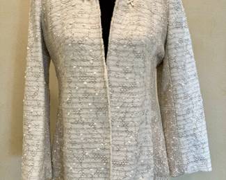 Shop this incredible wardrobe in person! Assorted Women's Designer Brands  - blouses s-m, pants (8-10), jackets (s-m), Shoes size 10