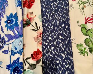 Shop this incredible wardrobe in person! Assorted Women's Designer Brands  - blouses s-m, pants (8-10), jackets (s-m), Shoes size 10