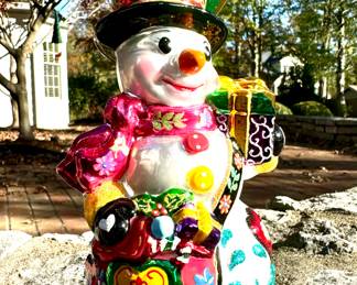 SOLD Signed Christopher Radko ornament.  9” H