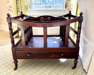 $250 - Vintage Magazine Rack 21.5x14x18