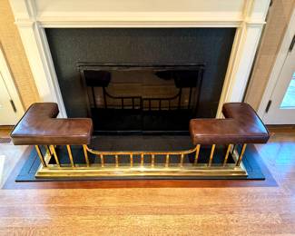 $2200. Elegant Seated Fender, 70"L  x 16" D