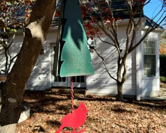 $60.  Wind Chime, Pointed Fir of the North.  14” H