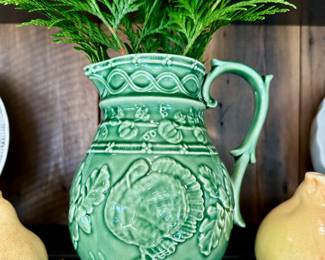 $80, Bordallo, turkey pitcher