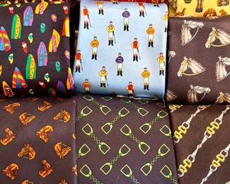 Great selection of designer ties; 