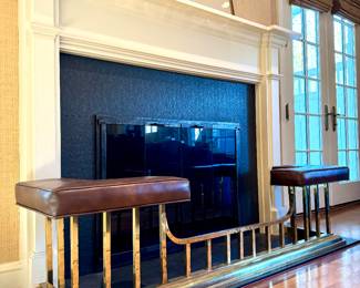 $2200. Elegant Seated Fender, 70"L  x 16" D