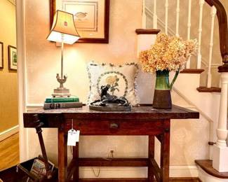 $1200 - Vintage Farmhouse Workbench 49x18.5x32