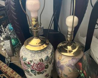 Floral lamps
