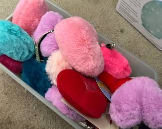 Fluffy keychains