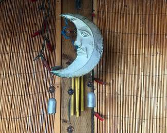 Moon wind chime