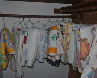 Numerous nice quilts