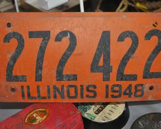1948 Illinois license plate