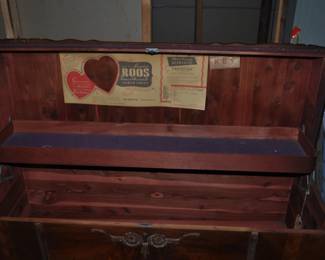 View of cedar chest