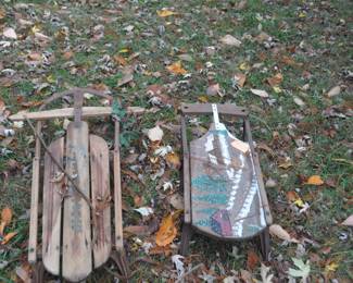 Vintage sleds