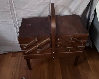 Large Vintage sewing box