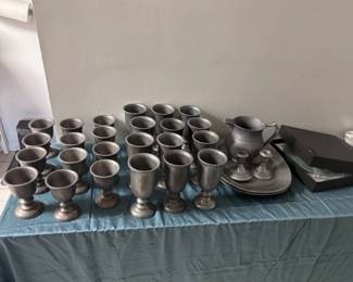 Pewter Goblets