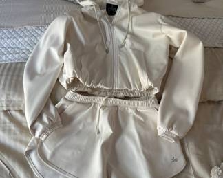 New pleather ALO two piece set with tags 